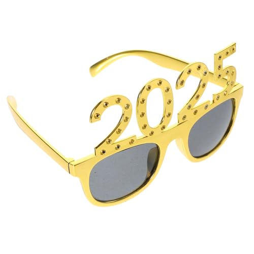 Mikikit Bohrer-plattierende Quadratgläser Neuheit Neujahrsbrille futuristisch Brillen für das neue Jahr 2025 rechteckig Oval Mode Party-Brillen-Dekore Party dekorative Brillen Stk Golden Mikikit Bohrer-plattierende Quadratgläser Neuheit Neujahrsbrille futuristisch Brillen für das neue Jahr 2025 rechteckig Oval Mode Party-Brillen-Dekore Party dekorative Brillen Stk Golden von Mikikit