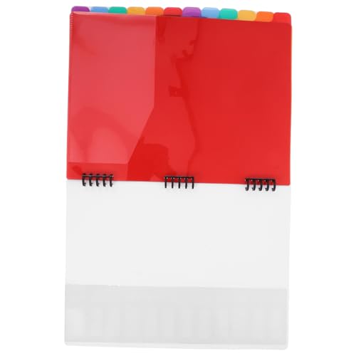 Mikikit Dokumentenmappe Lagig Ringordner aus Robustem PP Material Mehrschichtiger Ordner mit Index Teilern Großer Stauraum für Damen Eleganter Weißer Aktenordner zur Effektiven Mikikit Dokumentenmappe Lagig Ringordner aus Robustem PP Material Mehrschichtiger Ordner mit Index Teilern Großer Stauraum für Damen Eleganter Weißer Aktenordner zur Effektiven von Mikikit