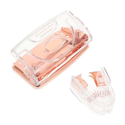 Mikikit Ergonomischer Kleiner Lochstanzer und Langlebiger Heftklammerentferner mit Transparentem Design Präzises Stanzen und Einfaches Entfernen für Schreibtisch und Bürogebrauch Mikikit Ergonomischer Kleiner Lochstanzer und Langlebiger Heftklammerentferner mit Transparentem Design Präzises Stanzen und Einfaches Entfernen für Schreibtisch und Bürogebrauch von Mikikit