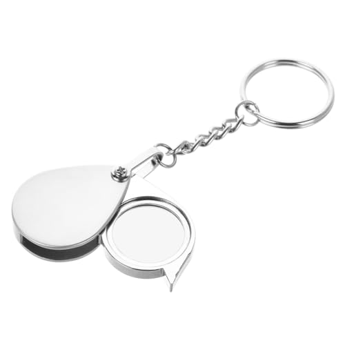 Mikikit Faltbare Lupe mit Schlüsselanhänger Vergrößerung für Schmuck Münzen und Antiquitäten Leicht Tragbar und Robust für Täglichen Gebrauch Mikikit Faltbare Lupe mit Schlüsselanhänger Vergrößerung für Schmuck Münzen und Antiquitäten Leicht Tragbar und Robust für Täglichen Gebrauch von Mikikit