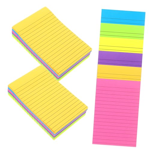 Mikikit Farben Neon Haftnotizen Mehrzweck Notizzettel Klebezettel Tragbar Praktisch für Büro Schule Alltag Niedliche Memo Sticker für Erinnerungen und Organisation Mikikit Farben Neon Haftnotizen Mehrzweck Notizzettel Klebezettel Tragbar Praktisch für Büro Schule Alltag Niedliche Memo Sticker für Erinnerungen und Organisation von Mikikit