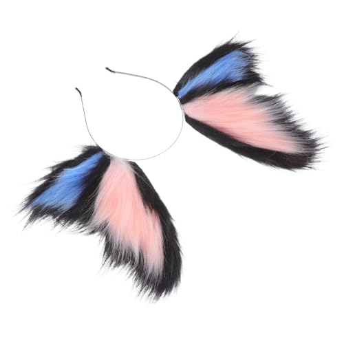 Mikikit Feen-stirnband, Plüsch, Schmetterlingsflügel, Elfenohren-stirnband Für Damen, Karneval, Cosplay, Kostüm, Halloween, Teeparty, Zubehör Mikikit Feen-stirnband, Plüsch, Schmetterlingsflügel, Elfenohren-stirnband Für Damen, Karneval, Cosplay, Kostüm, Halloween, Teeparty, Zubehör von Mikikit