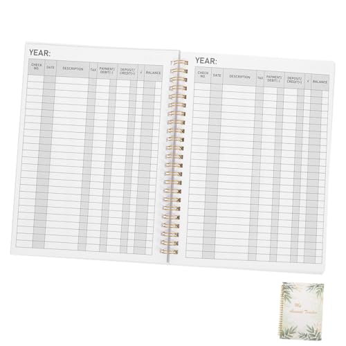 Mikikit Finanz Checkbuch Organizer Buch mit Übersichtlichem Register für Persönliche Kontoführung Kompaktes Notizbuch zur Ausgabenverwaltung und Scheckübersicht für Effizientes Mikikit Finanz Checkbuch Organizer Buch mit Übersichtlichem Register für Persönliche Kontoführung Kompaktes Notizbuch zur Ausgabenverwaltung und Scheckübersicht für Effizientes von Mikikit