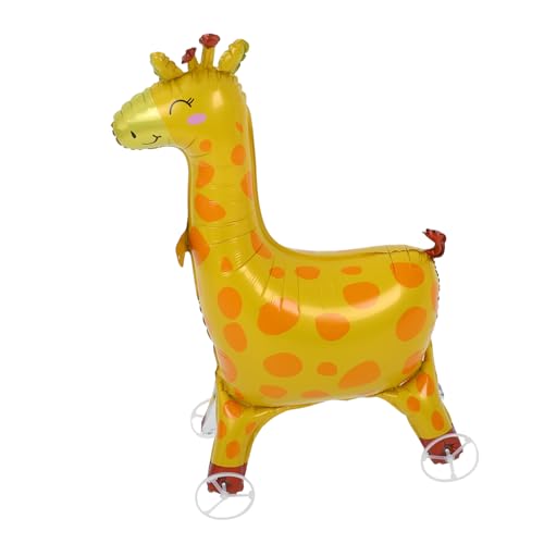 Mikikit Giraffenballon Dschungeldekorationen Giraffen-Geburtstagsdekorationen Giraffen-Partydekorationen Ballon-Tier-Kit aufblasbare Giraffe Aluminiumfolie Yellow Mikikit Giraffenballon Dschungeldekorationen Giraffen-Geburtstagsdekorationen Giraffen-Partydekorationen Ballon-Tier-Kit aufblasbare Giraffe Aluminiumfolie Yellow von Mikikit