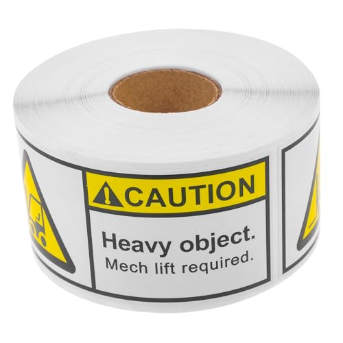 Mikikit Große Schwere Warnaufkleber Rolle Stark Haftend Verpackung Team Lift Hinweisetiketten für Sicheren Transport Mikikit Große Schwere Warnaufkleber Rolle Stark Haftend Verpackung Team Lift Hinweisetiketten für Sicheren Transport von Mikikit