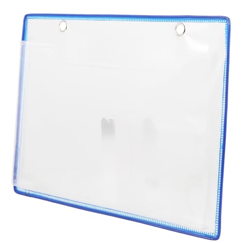 Mikikit Hängende Wandakte Dokumententasche Transparent Portable Organizer Groß Kapazität Für Büro Schule Zuhause Wandmontage Wichtige Akten Ordner Tasche Praktischer Wandordnerhalter Für von Mikikit