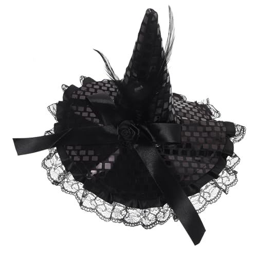 Mikikit Halloween Haarband Hexenhut Stirnband mit Pailletten Schwarzer Haarschmuck für Damen für Kostüm und Rollenspiel Partys Bequemes Auffälliges Accessoire für Halloween und Festivals Mikikit Halloween Haarband Hexenhut Stirnband mit Pailletten Schwarzer Haarschmuck für Damen für Kostüm und Rollenspiel Partys Bequemes Auffälliges Accessoire für Halloween und Festivals von Mikikit