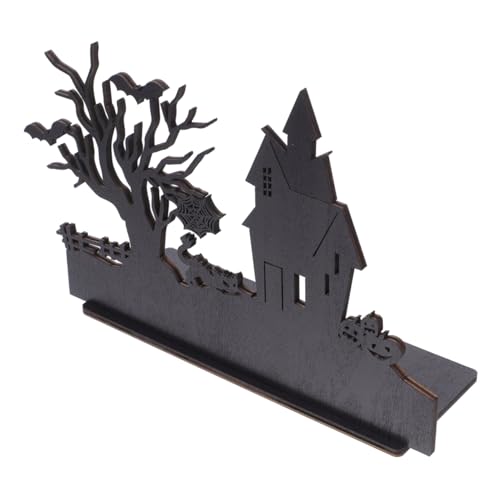 Mikikit Halloween Tischdeko aus Holz mit Animierten Burgprojektionen Spooky Centerpiece für Partys für Festliche Anlässe und Kreative Dekorationen Wohnräumen Mikikit Halloween Tischdeko aus Holz mit Animierten Burgprojektionen Spooky Centerpiece für Partys für Festliche Anlässe und Kreative Dekorationen Wohnräumen von Mikikit