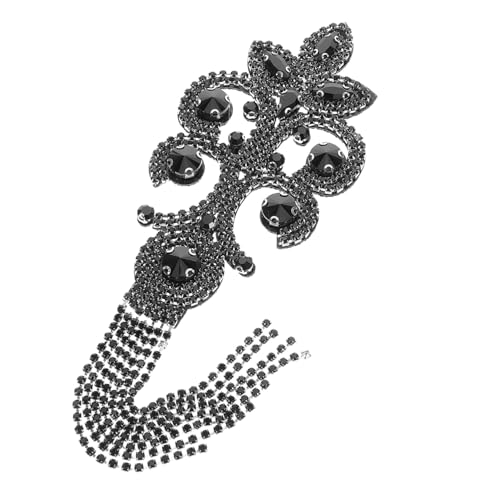 Mikikit Handgefertigte Quasten Epauletten mit Strasssteinen für Vintage Looks für Hochzeiten und Abendveranstaltungen Luxuriöse Schulterdekoration Mikikit Handgefertigte Quasten Epauletten mit Strasssteinen für Vintage Looks für Hochzeiten und Abendveranstaltungen Luxuriöse Schulterdekoration von Mikikit