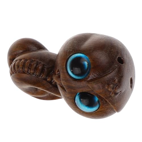 Mikikit Handgeschnitzte Schlangenfigur Sandelholz Chinesisches Tierkreiszeichen Feng Shui Ornament Tischdekoration für Jahr der Schlange Eleganter Schlüsselanhänger Mikikit Handgeschnitzte Schlangenfigur Sandelholz Chinesisches Tierkreiszeichen Feng Shui Ornament Tischdekoration für Jahr der Schlange Eleganter Schlüsselanhänger von Mikikit