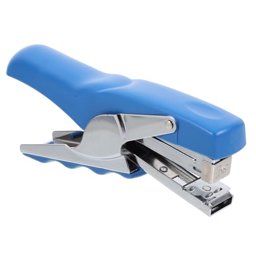 Mikikit Handlicher Bürohefter mit Langem Griff Ergonomisch Geformt für Komfortables Heften Multifunktional Einsetzbar für Schule Büro und Zuhause Tragbar und Langlebig Organisieren von Mikikit Handlicher Bürohefter mit Langem Griff Ergonomisch Geformt für Komfortables Heften Multifunktional Einsetzbar für Schule Büro und Zuhause Tragbar und Langlebig Organisieren von von Mikikit