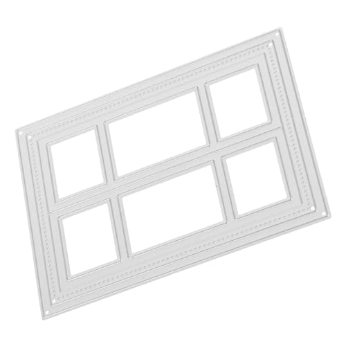 Mikikit Hintergrundrahmen Metall Stanzformen Kohlenstoffstahl für Scrapbooking DIY Alben Kartenherstellung Präzise Schablonen für Papierprojekte von Mikikit