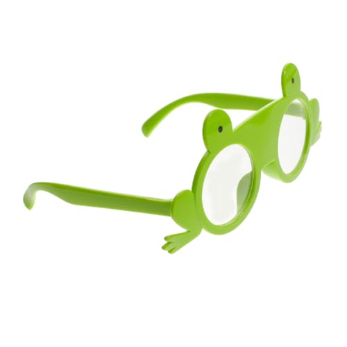 Mikikit Kinderfroschbrille lustige Brille -Sonnenbrillen-Partybevorzugung Sommer-Geburtstagsgläser Geburtstagsfeier Feiertagsparty Sonnenbrille tierische Partybrille Plastik Grün von Mikikit