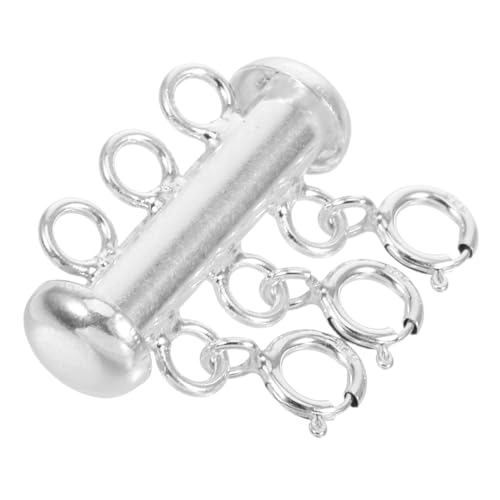 Mikikit Layering Verschlüsse Mehrschichtige Schnalle mit Federring für Schmuckgestaltung und Entwirrung Elegantes Design für Vielseitige Anlässe Mikikit Layering Verschlüsse Mehrschichtige Schnalle mit Federring für Schmuckgestaltung und Entwirrung Elegantes Design für Vielseitige Anlässe von Mikikit