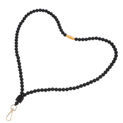 Mikikit Lost Handy Kordel mit Perlen Silikon Lanyard für Smartphones Komfortabel Tragbar Blumen und Stern Details Einfach Anzubringen als von Mikikit