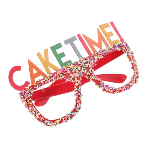Mikikit Lustige Geburtstagsbrille aus Leichtem Modisches Partyaccessoire für Erwachsene und Rote Partybrillen als Foto Requisiten zur Steigerung der Mikikit Lustige Geburtstagsbrille aus Leichtem Modisches Partyaccessoire für Erwachsene und Rote Partybrillen als Foto Requisiten zur Steigerung der von Mikikit