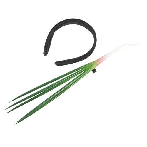 Mikikit Lustiger Grünem Lauch Haarreif Witziges Party Haarband Langlebiges Kostümzubehör für Damen und Herren Passend für Motto und Festtagsfeiern Mikikit Lustiger Grünem Lauch Haarreif Witziges Party Haarband Langlebiges Kostümzubehör für Damen und Herren Passend für Motto und Festtagsfeiern von Mikikit