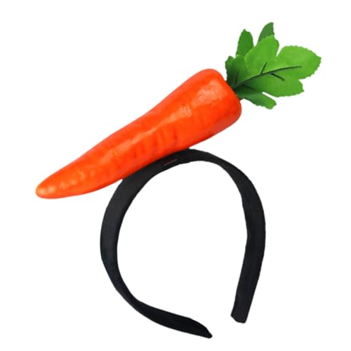 Mikikit Lustiges Karotten Stirnband Haarreifen Kostüm Accessoire Leichtes Langlebiges Haarschmuck Party Dekoration Ostern Cosplay für Frauen Mikikit Lustiges Karotten Stirnband Haarreifen Kostüm Accessoire Leichtes Langlebiges Haarschmuck Party Dekoration Ostern Cosplay für Frauen von Mikikit