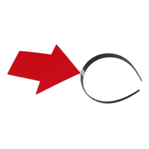 Mikikit Lustiges -stirnband Requisiten Für Fotoautomaten Geburtstags-requisiten Für Die Fotokabine Pfeilstütze Fun Arrow Stirnband Abschluss Stirnband Karnevalshaarbänder Plastik Rot von Mikikit