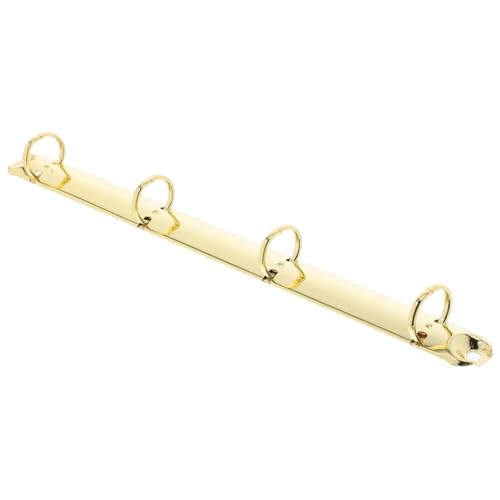 Mikikit Metal Ring Binder Mechanismus Ersatz Ring Innenring Gold für DIY Ordner Büroplaner Dokumentenmanagement Leicht Stilvoll Vielseitig Mikikit Metal Ring Binder Mechanismus Ersatz Ring Innenring Gold für DIY Ordner Büroplaner Dokumentenmanagement Leicht Stilvoll Vielseitig von Mikikit