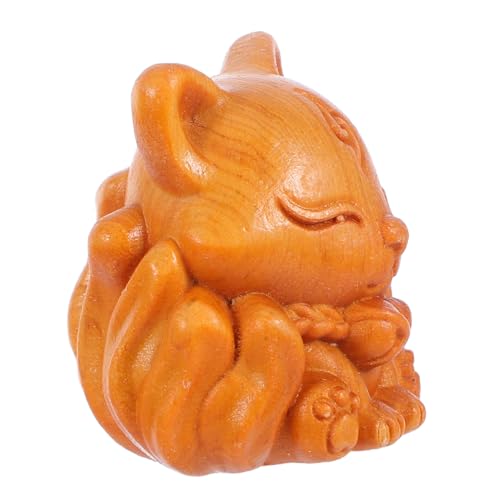 Mikikit Neunschwänzige Fuchsstatue Aus Holz Wohnkultur Holztierfigur Statuen Für Wohnkultur Handgeschnitztes Holztier Fox -Statue Tierische Holzdekoration Fuchs Holzfigur Thuja Braun Mikikit Neunschwänzige Fuchsstatue Aus Holz Wohnkultur Holztierfigur Statuen Für Wohnkultur Handgeschnitztes Holztier Fox -Statue Tierische Holzdekoration Fuchs Holzfigur Thuja Braun von Mikikit