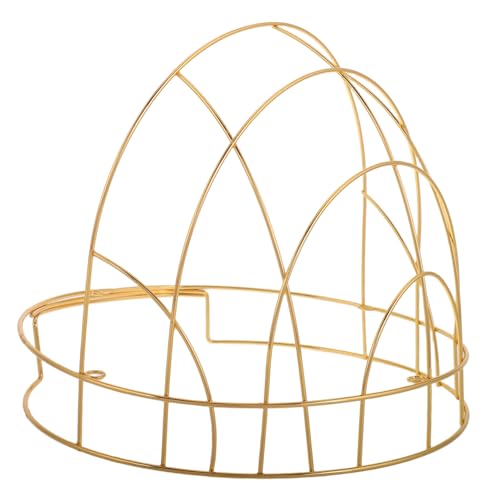 Mikikit Phoenix Crown Skeleton Schmuck Schmuck Kronenständer Kronen-präsentationsständer Kopfschmuck Diy Zubehör Aufbewahrungsgestell Für Krone Antike Kronenrahmen Golden Metall von Mikikit
