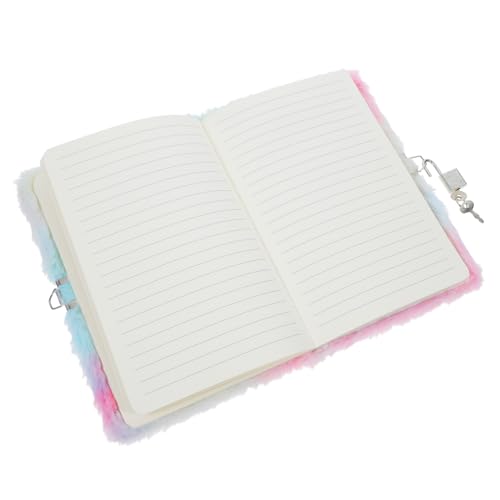Mikikit Plüsch Tagebuch mit Schloss Cartoon Katzen Notizbuch Süßes Design Schreiben für Seiten für Schule und Zuhause Trendige Tie Dye Farben Mikikit Plüsch Tagebuch mit Schloss Cartoon Katzen Notizbuch Süßes Design Schreiben für Seiten für Schule und Zuhause Trendige Tie Dye Farben von Mikikit