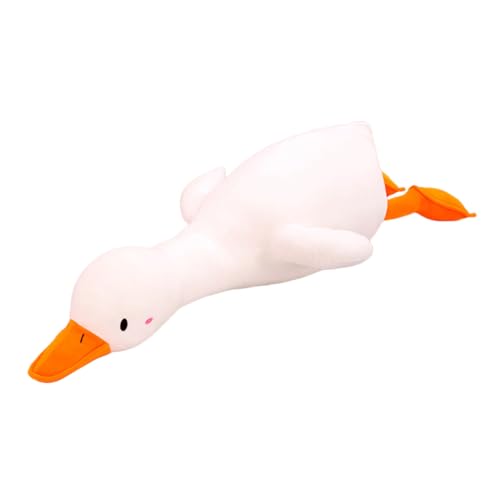Mikikit Plüschspielzeug Duck Puppe zum Kinderfest simulierter Schmuck Kinderspielzeug Modellierpuppe Kissen Cartoon- Daunen Baumwolle Weiß Mikikit Plüschspielzeug Duck Puppe zum Kinderfest simulierter Schmuck Kinderspielzeug Modellierpuppe Kissen Cartoon- Daunen Baumwolle Weiß von Mikikit