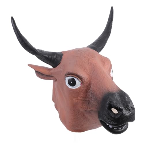 Mikikit Realistische Cow Head Maske für Halloween Party Kreative Tiermaske aus Leichtem Material für Cosplay und Festliche Anlässe Auffälliges Design für Unvergessliche Mikikit Realistische Cow Head Maske für Halloween Party Kreative Tiermaske aus Leichtem Material für Cosplay und Festliche Anlässe Auffälliges Design für Unvergessliche von Mikikit