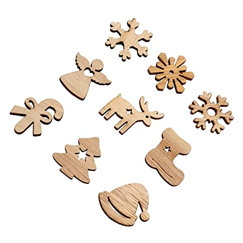 Mikikit Retro Weihnachtsdeko Holzanhänger DIY Bastelset Vintage Holzscheiben für Xmas Party Zimmerdekoration Geschenkidee Umweltfreundlich Mikikit Retro Weihnachtsdeko Holzanhänger DIY Bastelset Vintage Holzscheiben für Xmas Party Zimmerdekoration Geschenkidee Umweltfreundlich von Mikikit