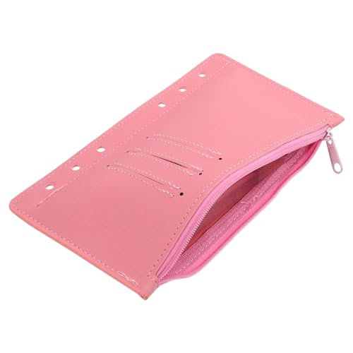 Mikikit Ringbuch Einlage Geldtasche mit Reißverschluss Rosa PU Organizer Tasche für Bargeld Dokumente Praktische Binder Pouch für Loseblattsammler Leicht und Reißfest Mikikit Ringbuch Einlage Geldtasche mit Reißverschluss Rosa PU Organizer Tasche für Bargeld Dokumente Praktische Binder Pouch für Loseblattsammler Leicht und Reißfest von Mikikit