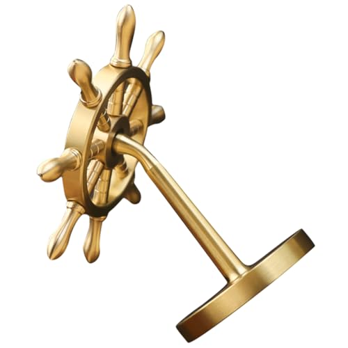 Mikikit Ruderverzierung Desktop-Marineruder Simulation Schiffsruder Desktop-Dekoration nautisch Room Decoration raumdeko Schiffsruder für Partydekor Marine-Rudermodell- Messing Golden Mikikit Ruderverzierung Desktop-Marineruder Simulation Schiffsruder Desktop-Dekoration nautisch Room Decoration raumdeko Schiffsruder für Partydekor Marine-Rudermodell- Messing Golden von Mikikit