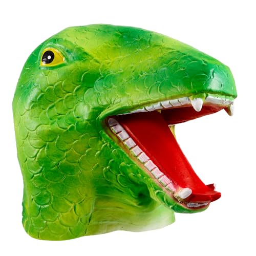 Mikikit Schlangenkopfmaske für Halloween Kostümpartys und Cosplay Bequeme Tiermaske für Schaurige Auftritte und Kreative Verkleidungen Mikikit Schlangenkopfmaske für Halloween Kostümpartys und Cosplay Bequeme Tiermaske für Schaurige Auftritte und Kreative Verkleidungen von Mikikit