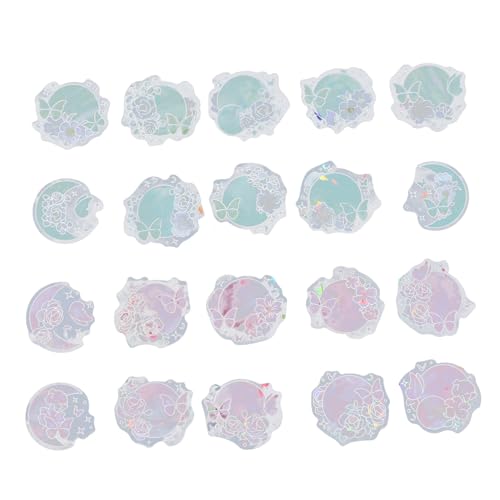 Mikikit Scrapbook Dekorative Sticker Pet Aufkleber Aufkleber für DIY Tagebuch Scrapbooking Bastelprojekte und Geschenkdekoration von Mikikit