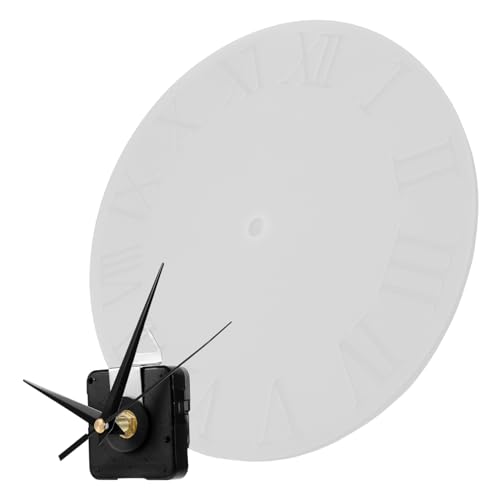 Mikikit Silikon Uhrenform für DIY Wanduhren Runde Epoxidharz Gießform mit Mechanismus Vielseitig Einsetzbar für Designs Wohnung Büro und Kinderzimmer von Mikikit