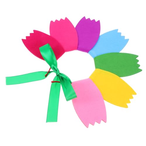 Mikikit Sonnenblumen Haarreif Leichtes Stoff Blumen Stirnband Bunte Haarschmuck Mädchen Party Foto Requisiten Geburtstagsfeier Shower Zubehör von Mikikit