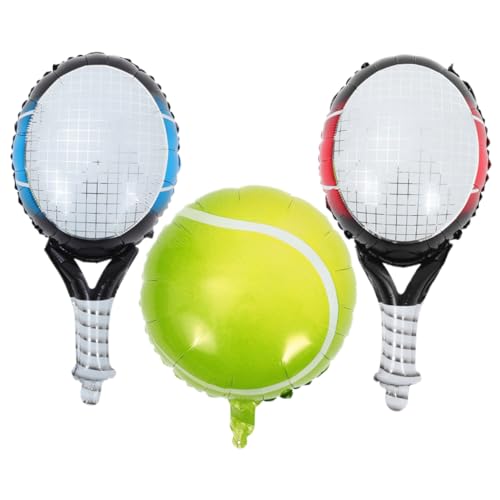 Mikikit Teiliges Tennis Party Ballon Set mit Tennisball und Tennisschläger Folienballons Leichte Aufhängung Vielseitige Dekoration für Indoor und Outdoor für Geburtstage und Hochzeiten Mikikit Teiliges Tennis Party Ballon Set mit Tennisball und Tennisschläger Folienballons Leichte Aufhängung Vielseitige Dekoration für Indoor und Outdoor für Geburtstage und Hochzeiten von Mikikit