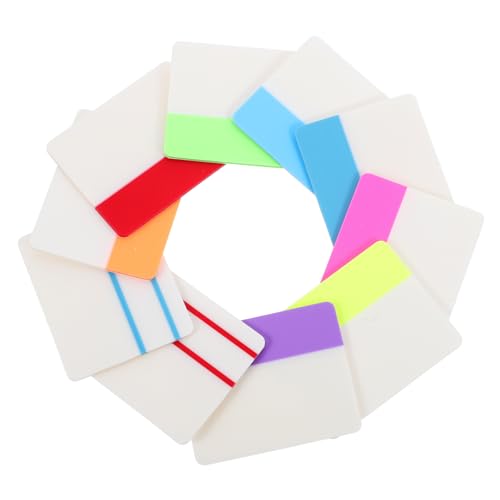 Mikikit Teiliges Transparentes Haftnotiz Wiederverwendbare Klebezettel mit Fluoreszierenden Registerkarten Beschreibbare Memo Pads für Schule Büro To Do Listen und Planung Tragbar Mikikit Teiliges Transparentes Haftnotiz Wiederverwendbare Klebezettel mit Fluoreszierenden Registerkarten Beschreibbare Memo Pads für Schule Büro To Do Listen und Planung Tragbar von Mikikit