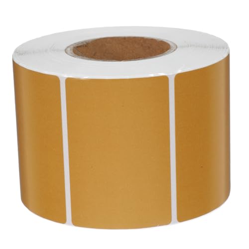 Mikikit Thermobeschichtete Etikettenrolle Selbstklebend Matte Oberfläche Abziehbar für Thermodrucker Versand Adressetiketten Beschriftbar Vielseitig Einsetzbar von Mikikit