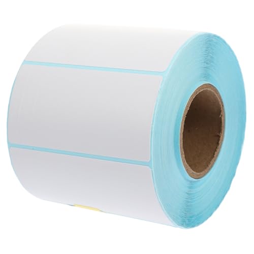 Mikikit Thermopapier Etiketten Selbstklebend Rolle Langlebige Leicht Abziehbare Versandetiketten für Thermodrucker Klare Druckqualität zum Adressieren und Beschriften von Mikikit