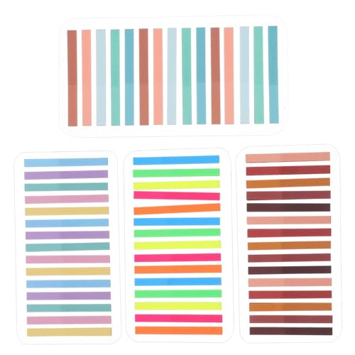 Mikikit Transparente Selbstklebende Haftstreifen Pet Bunte Tragbare Index Tabs für Lesenotizen Beschreibbare Langlebige Seitenmarker mit Fluoreszierenden Klebezetteln Vielseitig für Büro Mikikit Transparente Selbstklebende Haftstreifen Pet Bunte Tragbare Index Tabs für Lesenotizen Beschreibbare Langlebige Seitenmarker mit Fluoreszierenden Klebezetteln Vielseitig für Büro von Mikikit