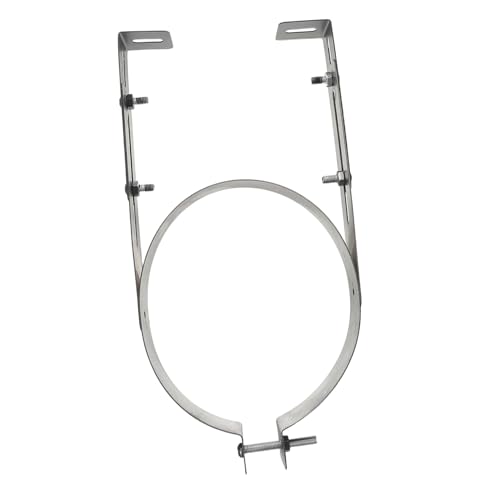 Mikikit Verstellbare Edelstahl -chimney -rohrhalterung 6 -zoll -wandmontagehalter Rohrrohrstütze Für Schornsteinverlängerungen Universal Rohrklemme von Mikikit