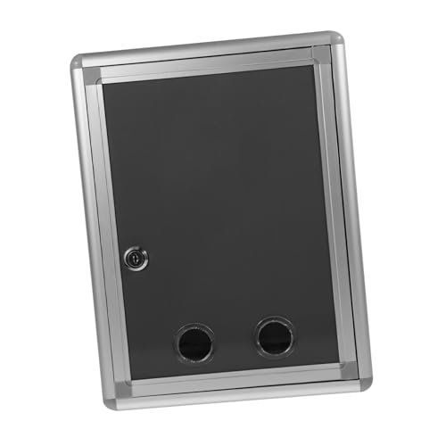 Mikikit Wandmontierte Vorschlagsbox aus Aluminiumlegierung mit Schloss Wetterfeste Spendenbox und Briefkasten für Schule Büro und Bereiche Sicherer Aufbewahrungsbehälter für Briefe von Mikikit