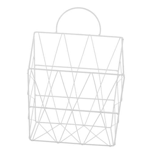 Mikikit Wandmontierter Metall Bücherhalter Weiß Wandregal Organizer für Magazine Zeitschriften und Dokumente Wandhängender Ordner für Büro Zuhause Klassenzimmer Stabil und Platzsparend Mikikit Wandmontierter Metall Bücherhalter Weiß Wandregal Organizer für Magazine Zeitschriften und Dokumente Wandhängender Ordner für Büro Zuhause Klassenzimmer Stabil und Platzsparend von Mikikit