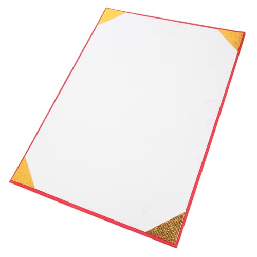 Mikikit Zertifikatpapier mit Dekorativem Rahmen Glattes Leeres Urkundenpapier für Diplome Ehrenurkunden Abschlusszeugnisse Hochwertiges Geschenkpapier für Geschäftszertifikate Praktische von Mikikit