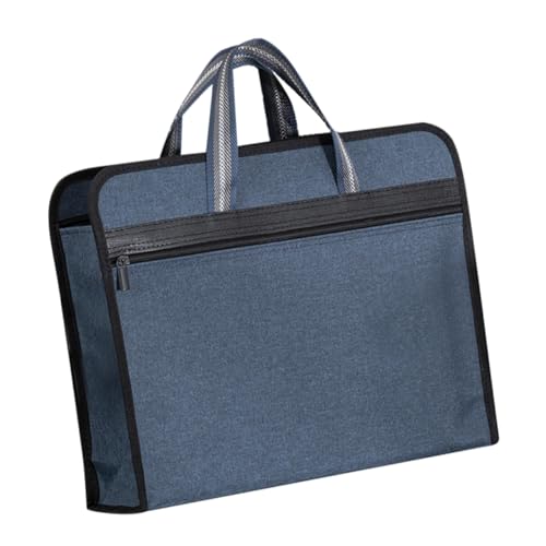 Mikikit Zipper Gesicherte Aktenmappe aus Langlebigem Canvas Mehrlagiger Ordner Organizer in Tragbare Dokumententasche für Frauen Multifunktionale Büro und Reisetasche für Wichtige Mikikit Zipper Gesicherte Aktenmappe aus Langlebigem Canvas Mehrlagiger Ordner Organizer in Tragbare Dokumententasche für Frauen Multifunktionale Büro und Reisetasche für Wichtige von Mikikit