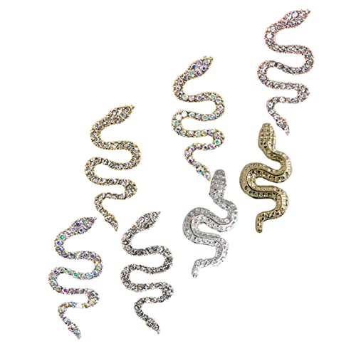 7 Stück Teiliges Schlangen Charms Vintage Nail Art Zubehör aus Langlebigem Legierungsmaterial für Nageldesigns und Diy Maniküre 7 Stück Teiliges Schlangen Charms Vintage Nail Art Zubehör aus Langlebigem Legierungsmaterial für Nageldesigns und Diy Maniküre von Mikinona