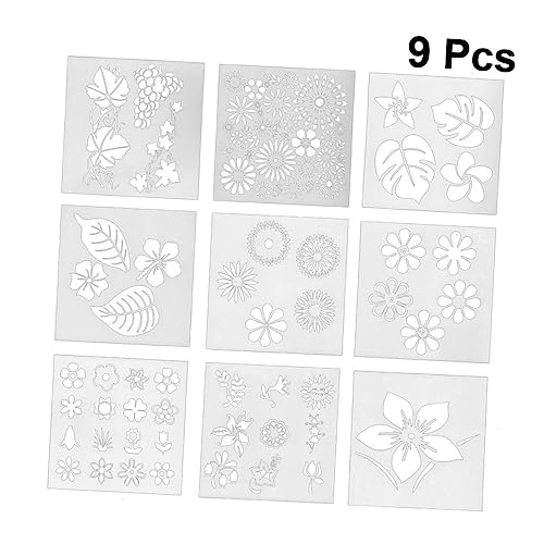 Mikinona 1 Satz 9-Teilig Blumendruckform Backen Dekorationen Kuchendekorationsform kuchenform kreative Keksform Blumenkeksform Weiß Mikinona 1 Satz 9-Teilig Blumendruckform Backen Dekorationen Kuchendekorationsform kuchenform kreative Keksform Blumenkeksform Weiß von Mikinona