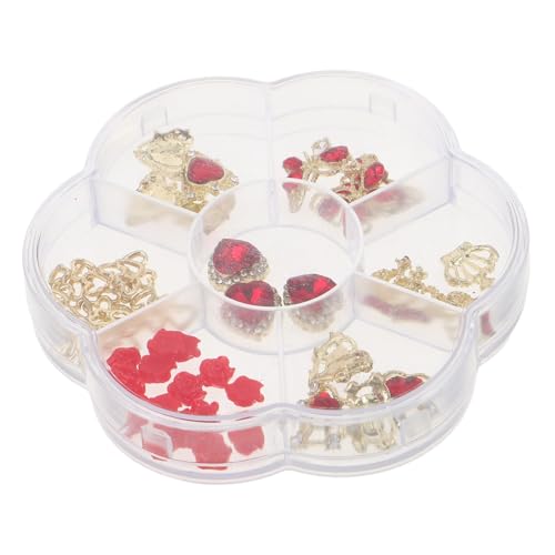 Mikinona 1 Schachtel Luxus Nagel Charms Herzform Strass Schmuck Alloy Nail Art Zubehör für DIY Maniküre Valentinstag Hochzeit Mikinona 1 Schachtel Luxus Nagel Charms Herzform Strass Schmuck Alloy Nail Art Zubehör für DIY Maniküre Valentinstag Hochzeit von Mikinona