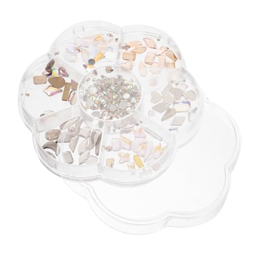 Mikinona 1 Schachtel Nail Art Charms mit Irregularen Strasssteinen Bunte Nageldekorationen für Kreative Maniküre Glitzernde Nail Gems und Schmuck für Nägel Mikinona 1 Schachtel Nail Art Charms mit Irregularen Strasssteinen Bunte Nageldekorationen für Kreative Maniküre Glitzernde Nail Gems und Schmuck für Nägel von Mikinona